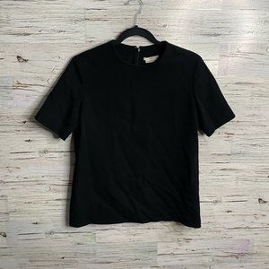Edun tee shirt blouse top size small black